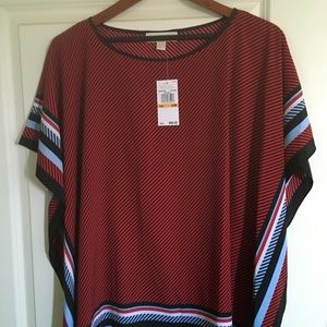 Michael Kors Poncho sleeve blouse S/M